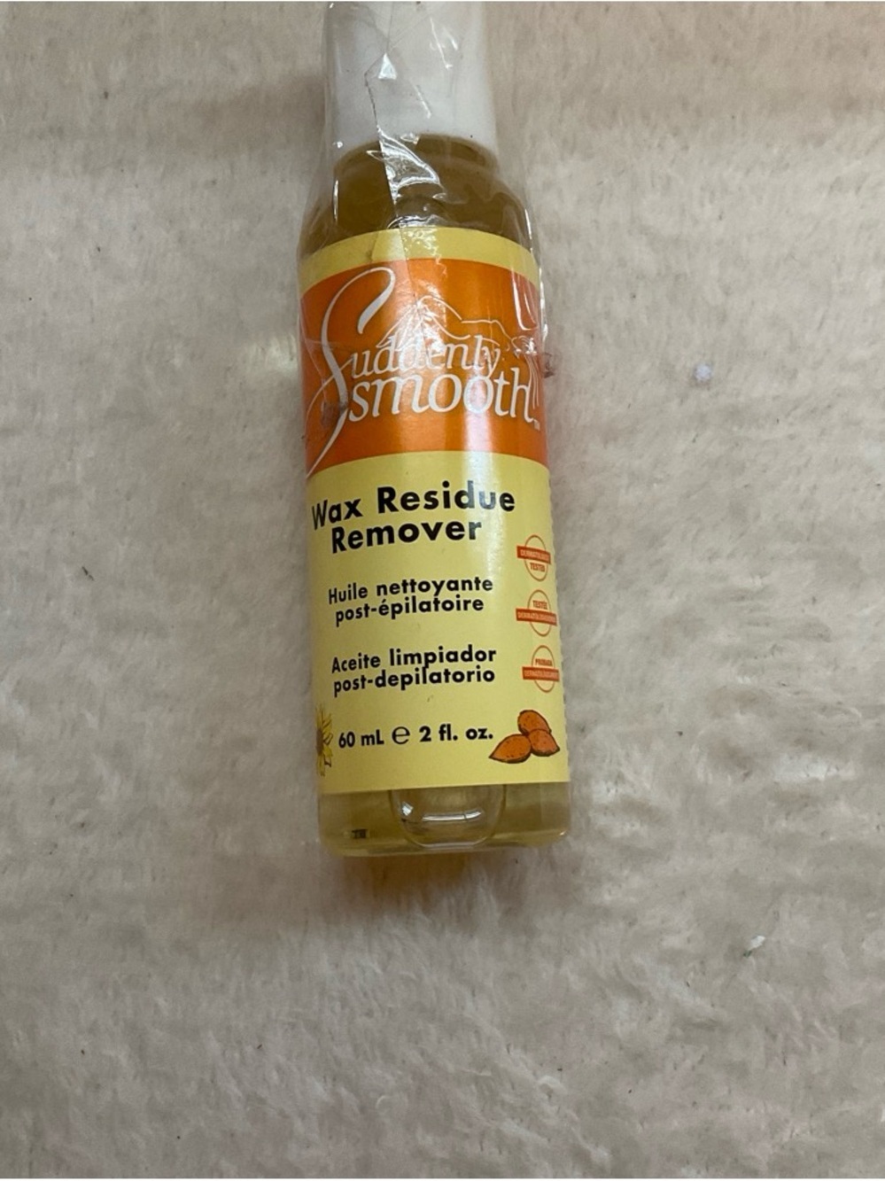 Suddenly Smooth Wax Residue Remover - Yellow Bottle